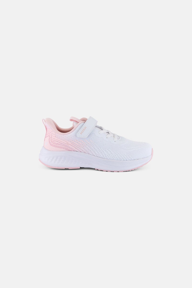 RBX Toddlers Girl Velcro Closure Outdoor Shoes, White - Image 4