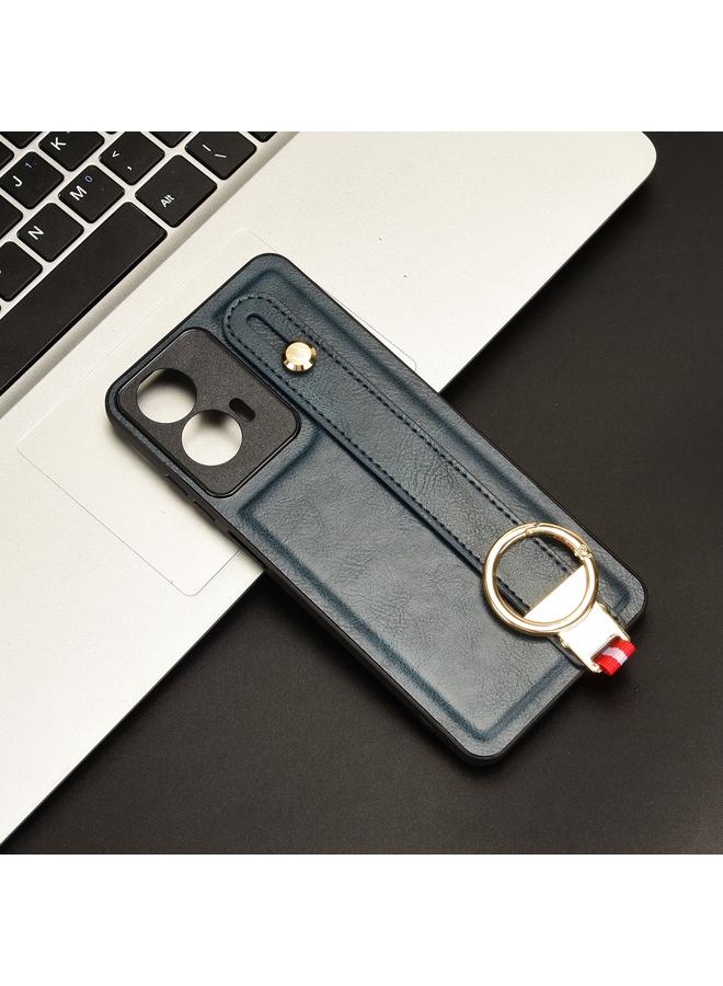 اس-توب جراب خلفي من الجلد لهاتف Motorola Moto G04 / G24 مع سوار معصم - Image 2