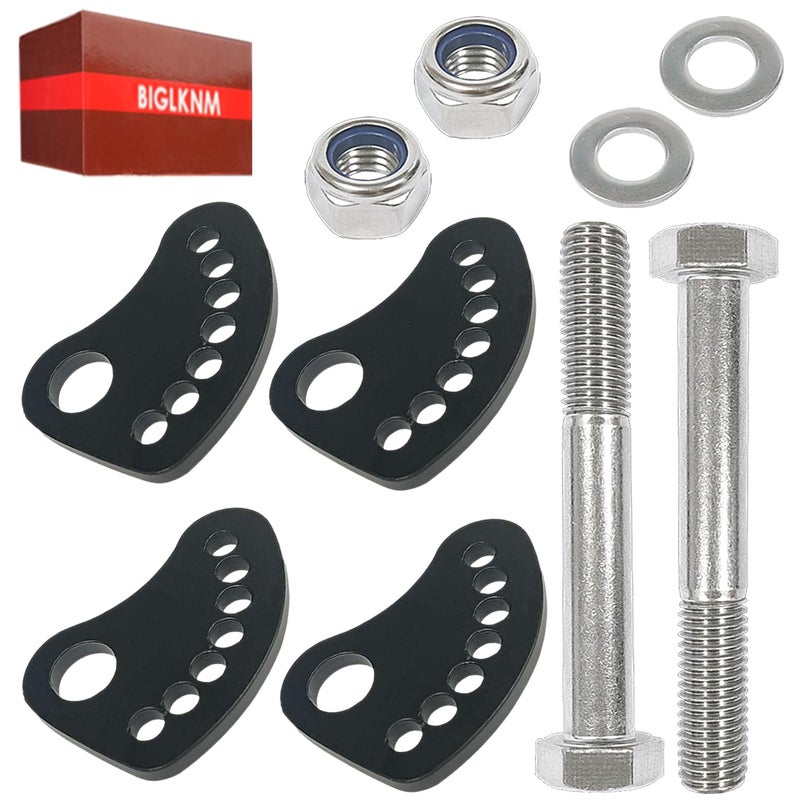 BIGLKNM Alignment Caster Camber Bolt Kit for Chevy Silverado 1500 Suburban Avalanche 2500 GMC Sierra 1500 2WD 4WD Fit Hummer H2 H2T Bolts 15 Suspension Kits2 Pack