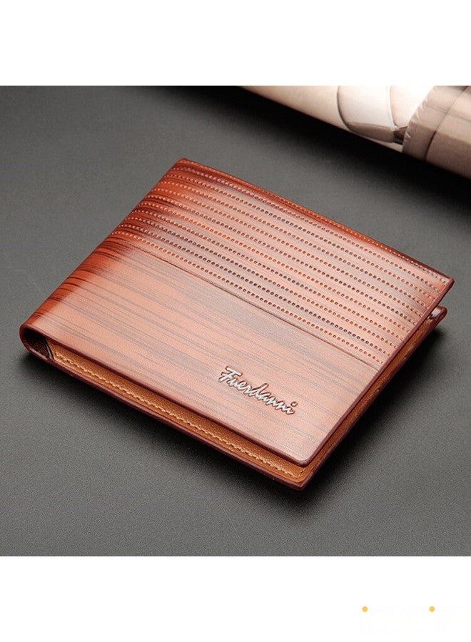 Fuerdanni Men Leather Wallet Durable Bifold Design with Multiple Card Slots - Image 5