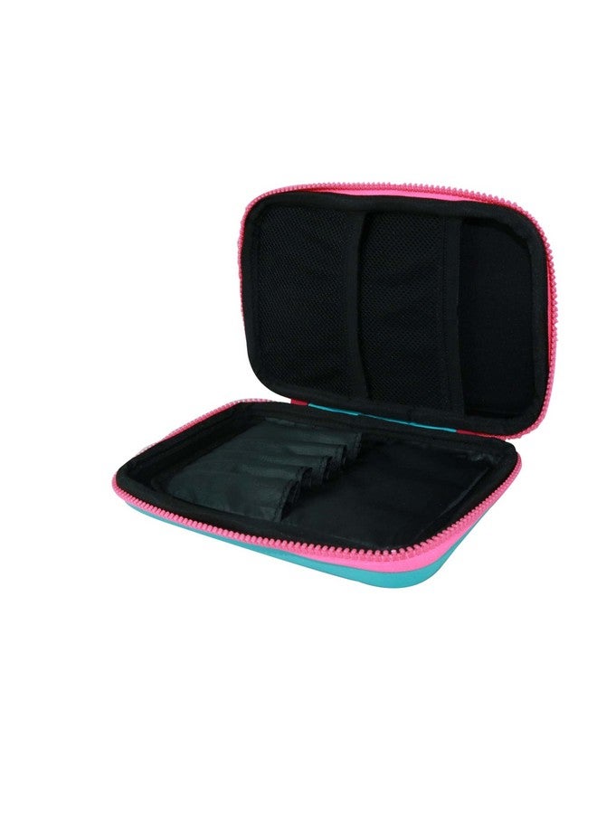 SMILY KIDDOS Smily Kiddos Ethylene Vinyl Acetate (Eva) Single Compartment Pencil Case Stylish Cute Large Capacity Hardtop Eva Pencil Case Organizer School Kids Girls Women Multi Purpose| Magic Unicorn | Light Blue - Image 2