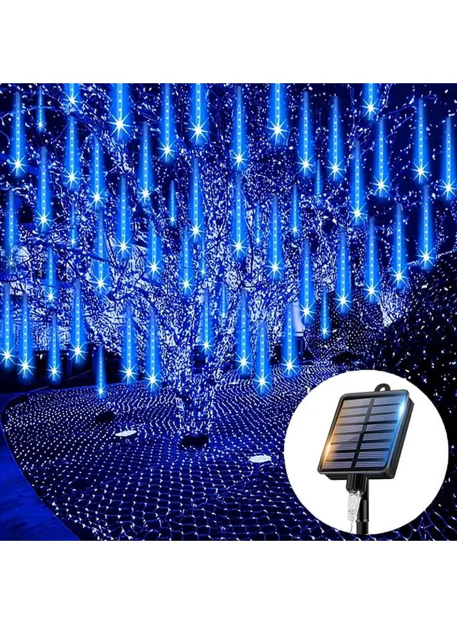 Green Meteor Shower Lights Outdoor Garden LED Decor For Trees Parties - Image 2
