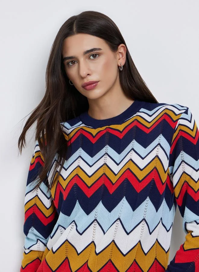 Take Two Take Two Early Autumn Knitted Long Sleeve Sweater