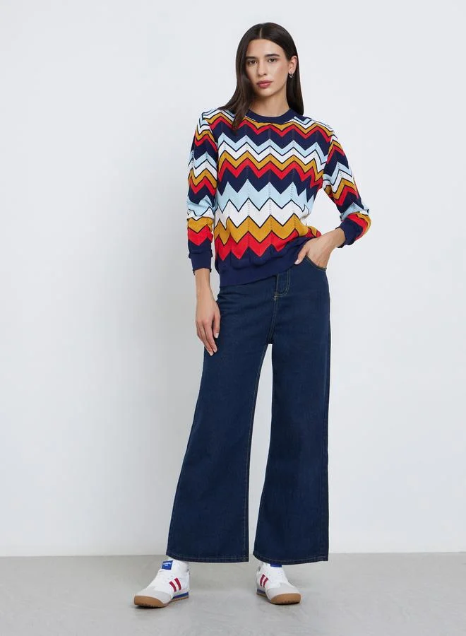 Take Two Take Two Early Autumn Knitted Long Sleeve Sweater