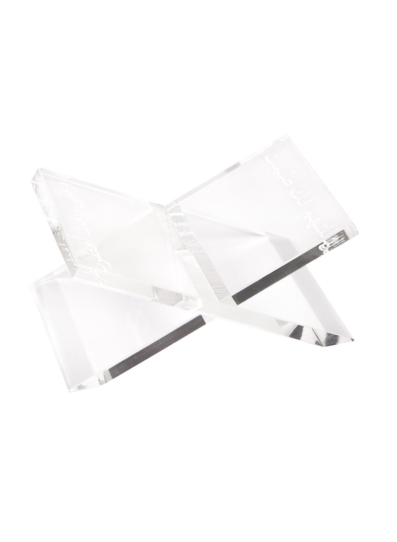 HilalFul Date Holder | Set of 4 | Acrylic Glass | Kitchenware | Serveware | Trays for Kitchen Decoration | Home Decor Centrepieces for Eid, Ramadan, Eid Al Adha | Tray Organizer Gift - Image 2