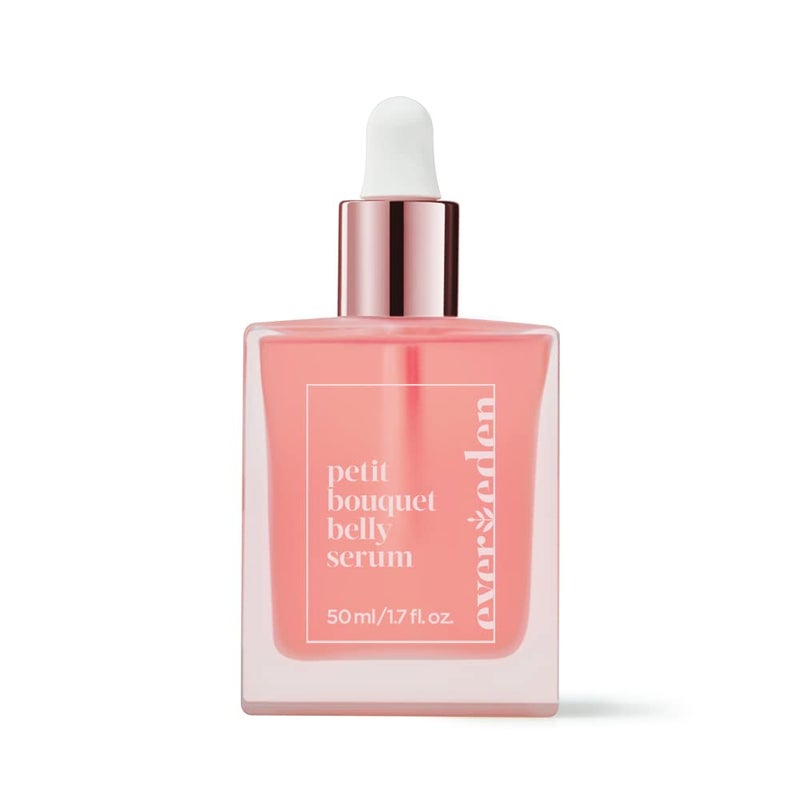 Evereden Petit Bouquet Belly Serum 17 fl oz  Clean  Vegan Womens Belly Oil for Pregnancy and Postpartum Maternity Skincare  NonToxic Stretch Mark Oil