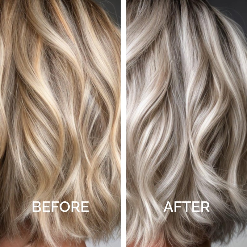 Just Nutritive Purple Toning Shampoo for Blonde, Gray, White, Silver, and Bleached Hair - Eliminate Brassiness, Boost Shine, Repairs, Hydrates, Sulfate-Free, Paraben-Free, Anti-Yellowing, 8 oz. - Image 4