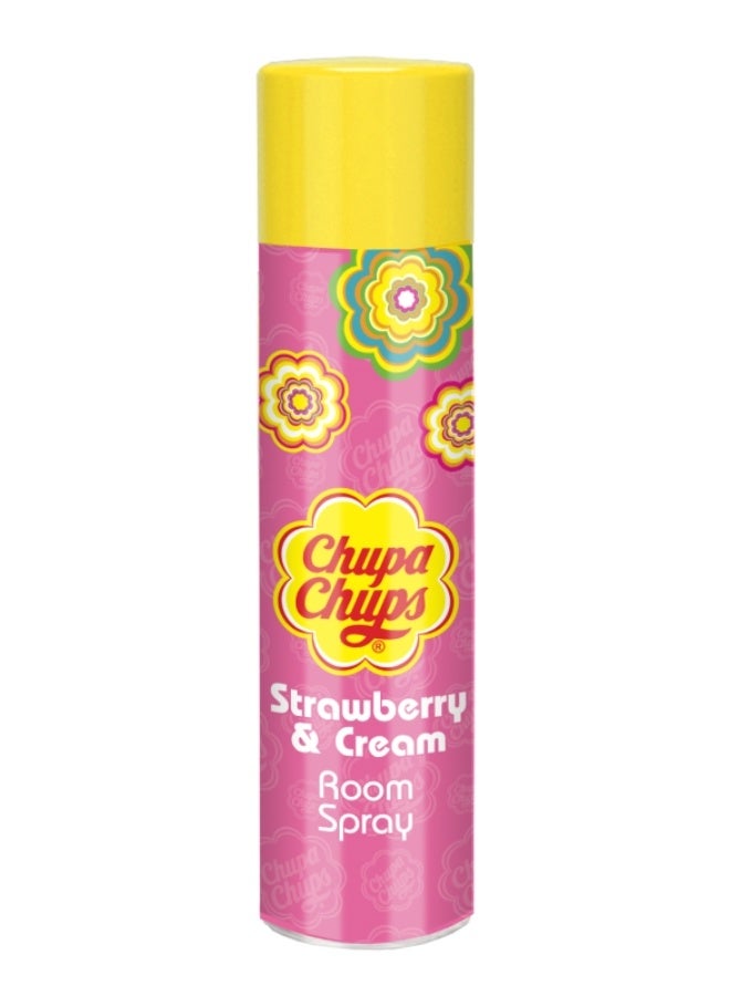 Chupa Chups Room Spray Air Freshener With Strawberry & Cream 300ml