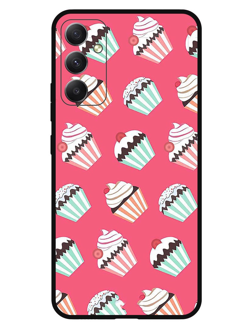 Theodor Protective Case Anti Scratch Shock Proof Bumper Cover For Samsung Galaxy A24 4G Ice Cream Con - Image 1