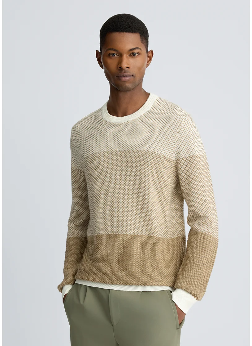 ليو جو Wool Colour-Block Jumper