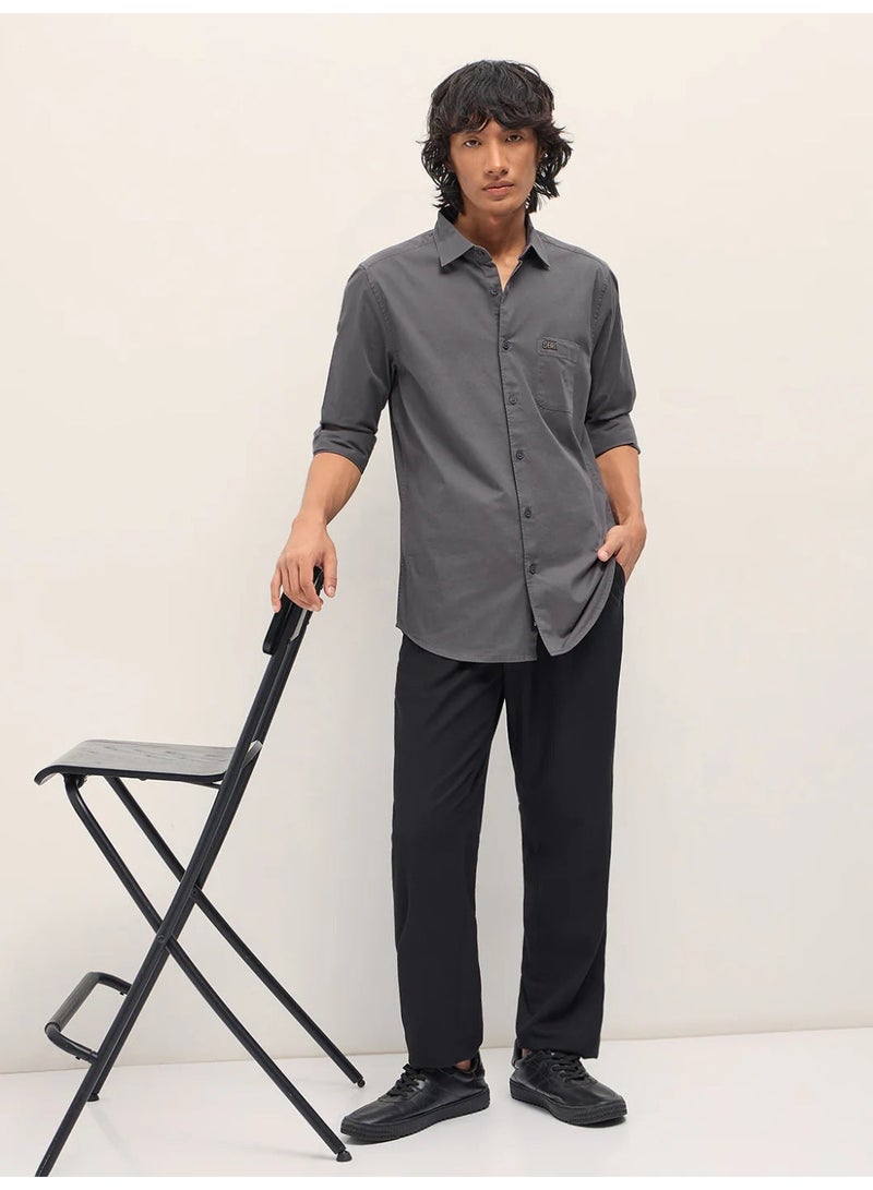 THE BEAR HOUSE Men’s Long Sleeve Shirt – Classic, Comfortable and Stylish Essential for Work, Travel or Casual Outings - Image 3