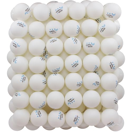 MAPOL 100 Pack White 3-Star Table Tennis Balls Advanced Training Ping Pong Ball - Image 1