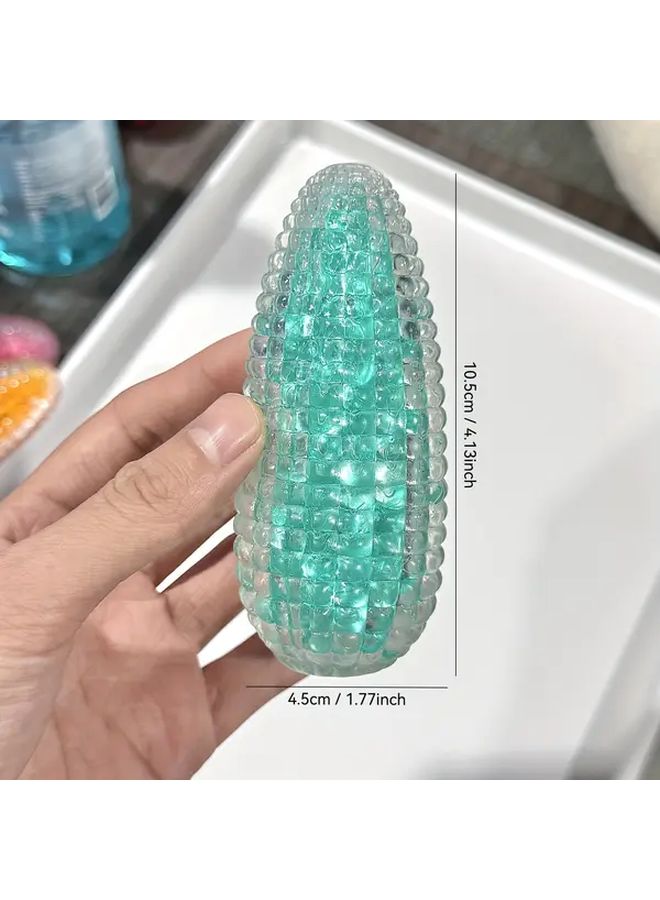 لعبة الذرة البلورية العشوائية الملونة المرنة القابلة للارتداد - Image 2