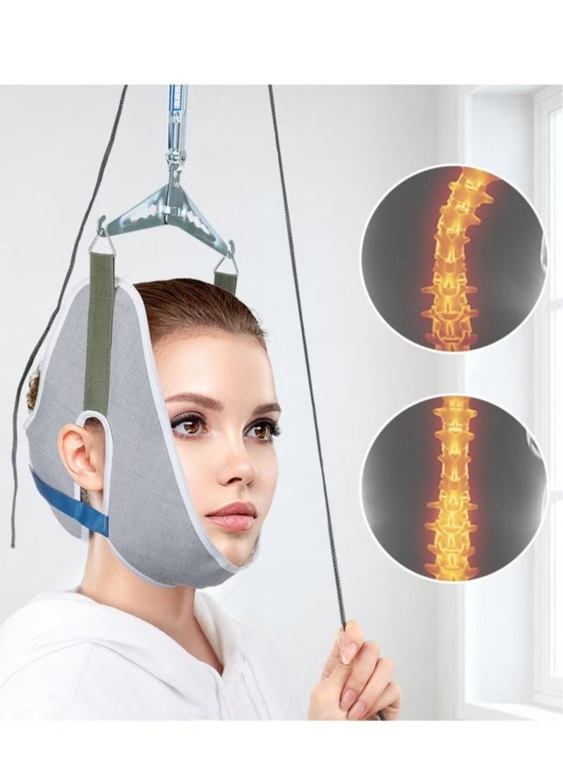 Suspended cervical spine stretching frame, neck stretching neck traction device, health protection equipment - Image 1
