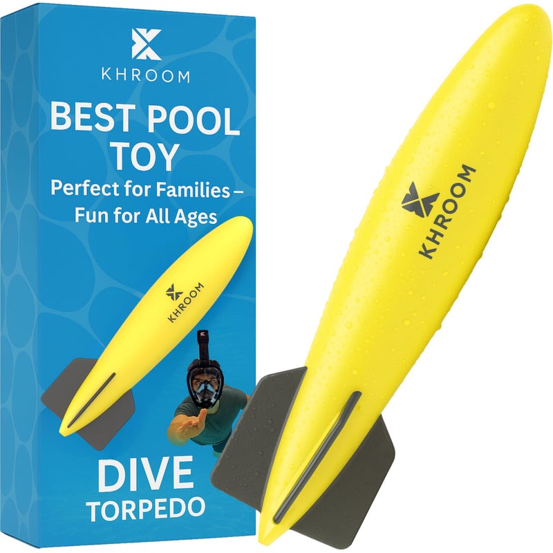 Khroom Underwater Torpedo Pool Toy MustHave for Vacation 33Foot Glide Underwater Official UTL Game Size Pool Dive Rocket Glider Classic - Image 3