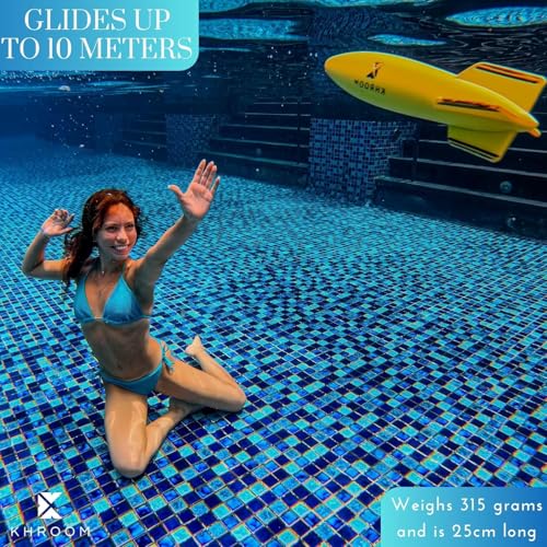 Khroom Underwater Torpedo Pool Toy MustHave for Vacation 33Foot Glide Underwater Official UTL Game Size Pool Dive Rocket Glider Classic - Image 5