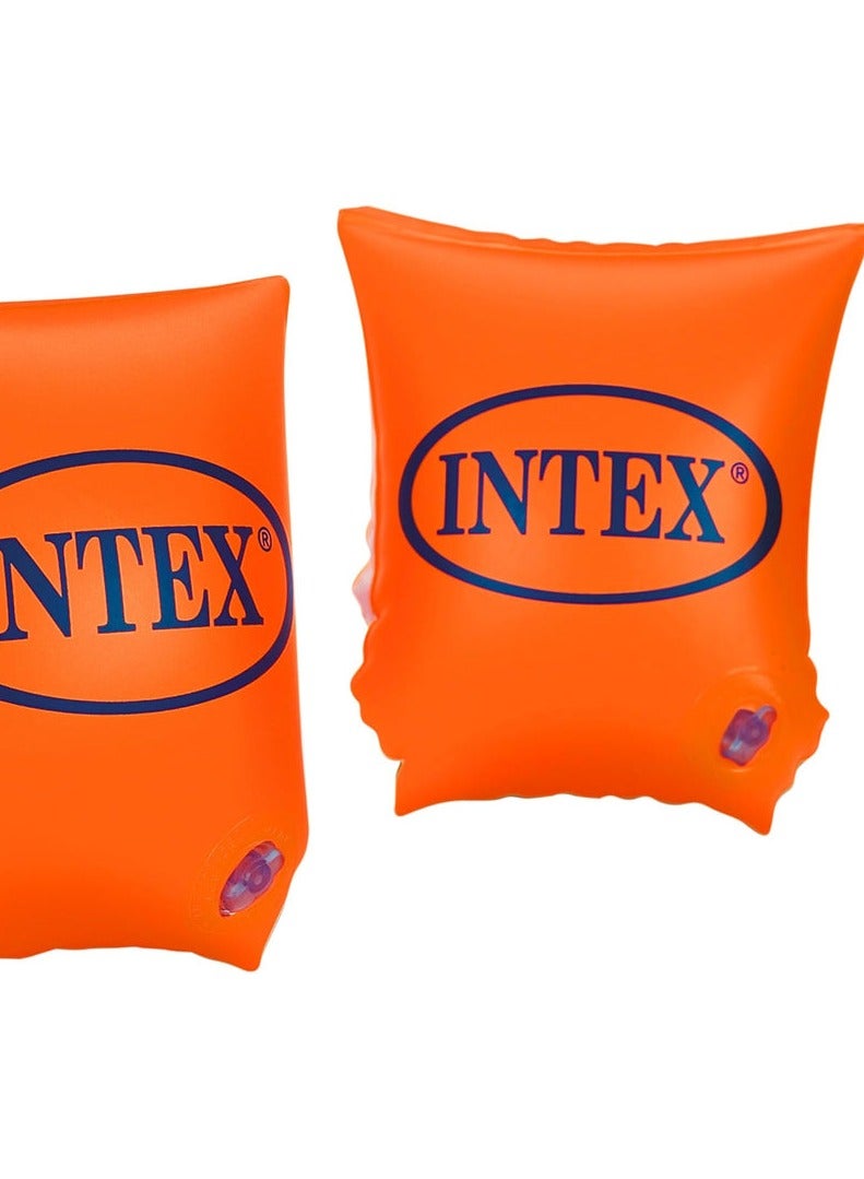 انتكس أشرطة ذراع سباحة ديلوكس من إنتكس، قطعتان، برتقالي، 58642، 58642EU-23X15CM- للأعمار من 3 إلى 6 سنوات - Image 3