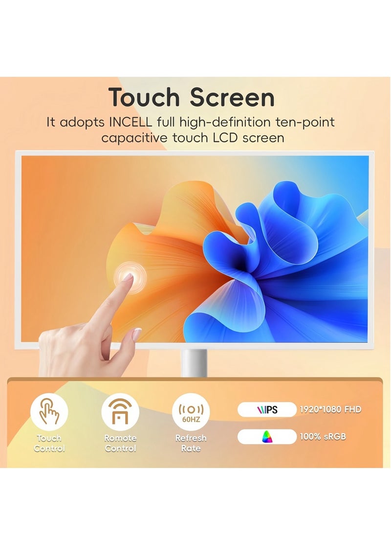 FlashHawk 21.5 Inch Portable TV Floor Smart Screen  - LCD Touch Display Screen- 4+64GB Storage, 6000aMh Battery 8H Video Play Time  - Image 4