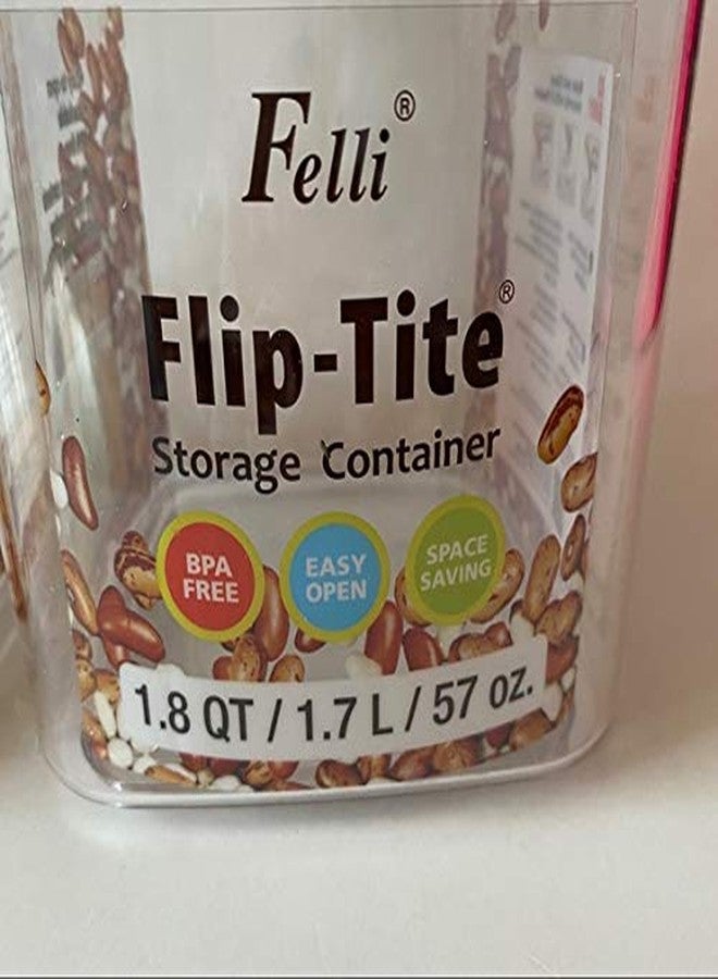 Felli Flip Tite 5" Square Canister - Image 2