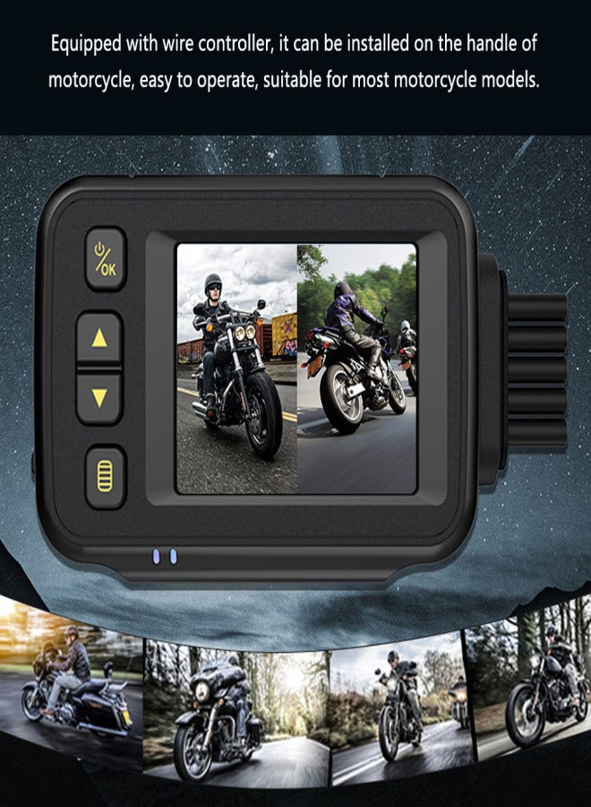 Waterproof Motorcycle Driving Recorder Locomotive Recorder Front And Rear Dual Lens Recorder 720P Recorder Motorcycle Dash Camera - Image 3