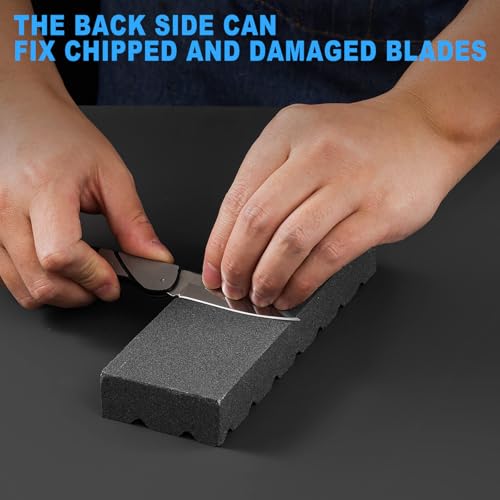 Angerstone Dual Grit Coarse/Fine Flattening Stone Set - Two Sharpening Stones Flattener - Whetstone Fixer with Grooves for Re-Levelling Any Whet stones， Oil Stones， Waterstones - Image 5