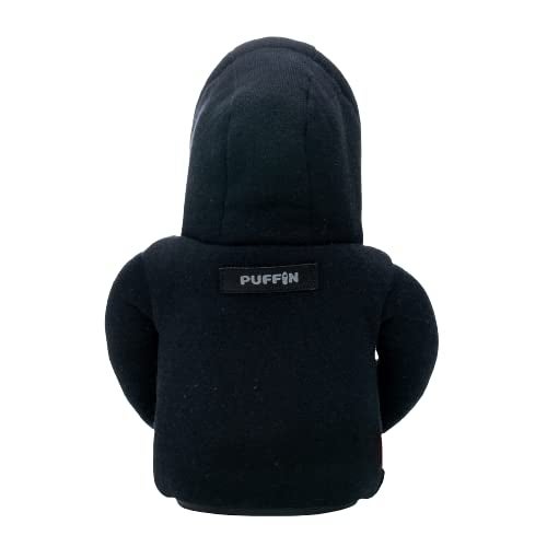 PUFFIN Puffin - The Hoodie Sweatshirt - Insulated 12 oz Can Cooler I Beer Bottle & Soda Can Insulator  Keep Drinks and Beverages Cold - U.S. Army Black/Pewter - Image 1