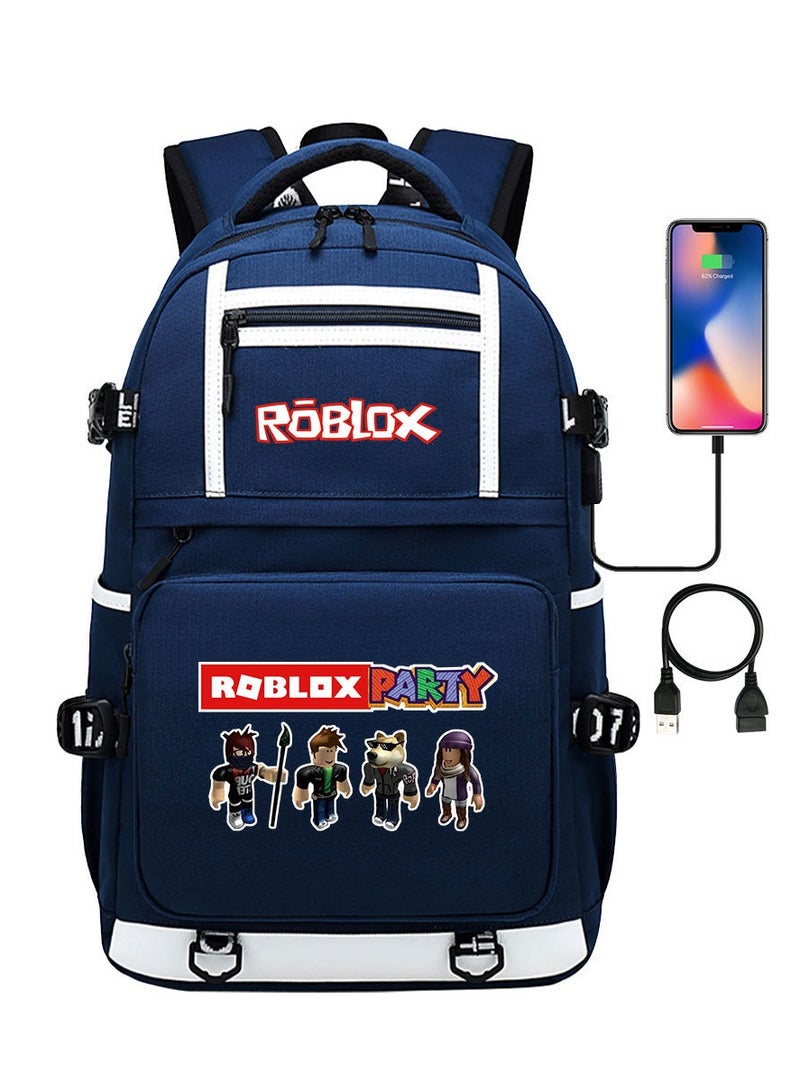 ROBLOX Printed Youth Large Capacity Men's and Women's Shoulders