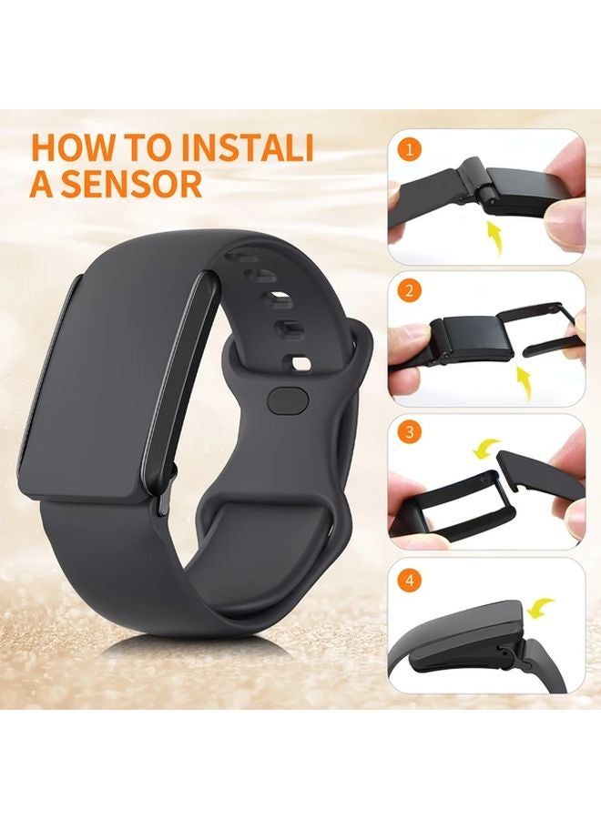 Deep Grey Whoop 4 0 Compatible Fitness Bands Adjustable Silicone Sport Strap For Women And Men - Image 5