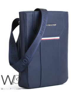 Tommy Hilfiger Plus Tommy Hilfiger Crossbody Messenger Blue Leather Bag For Men  - Image 5