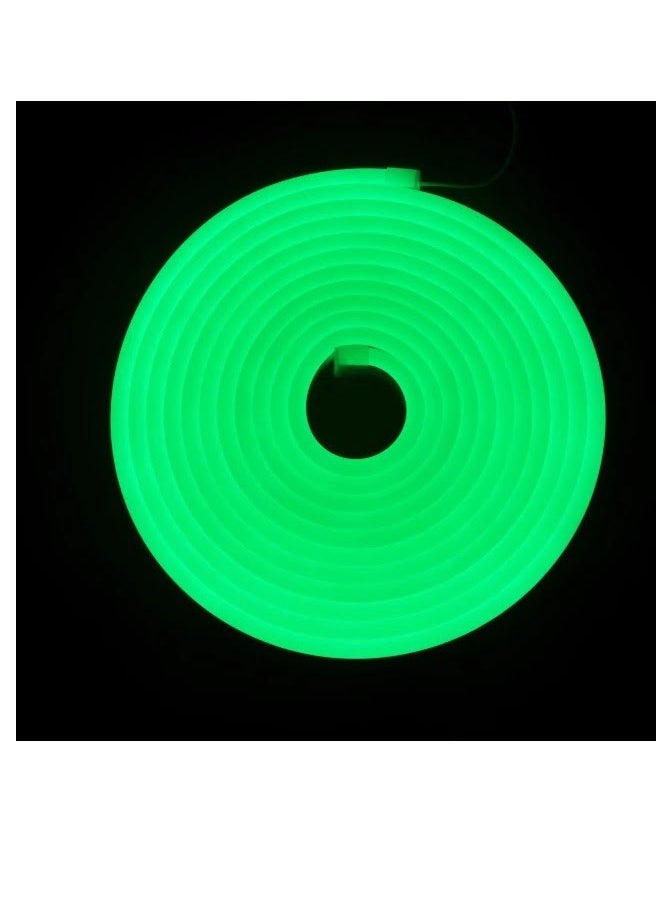 Generic Neon LED roal, 5 meters, 12 volt, green color  - Image 3