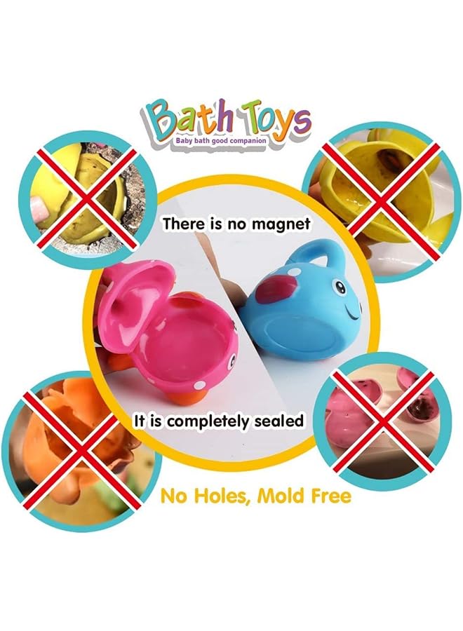 إيروريكس ألعاب حمام، ألعاب صيد عائمة، ألعاب سباحة، حيتان، ألعاب حمام للأطفال، حمام سباحة مائي، مجموعة ألعاب حوض استحمام - Image 2