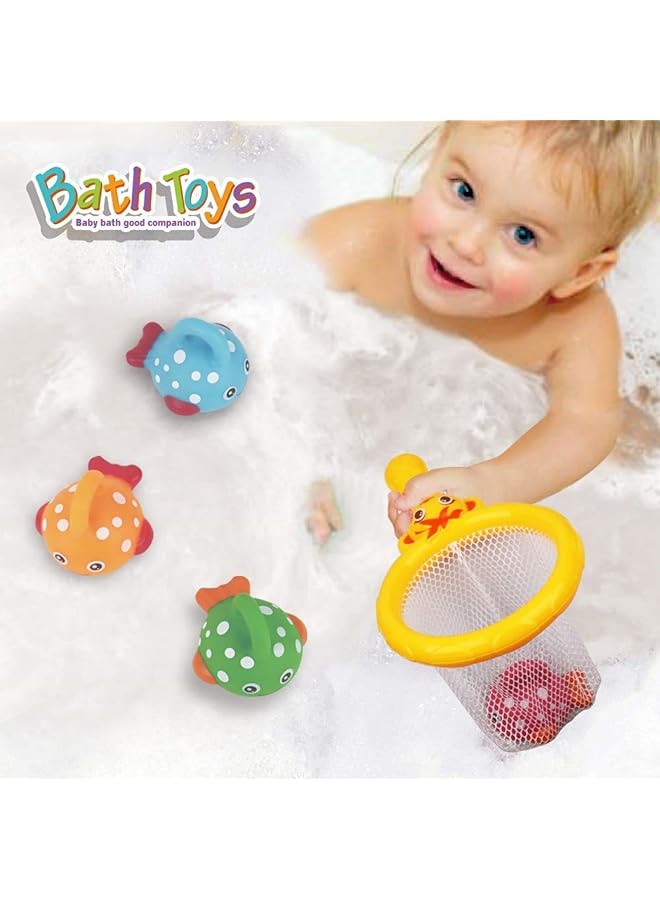 إيروريكس ألعاب حمام، ألعاب صيد عائمة، ألعاب سباحة، حيتان، ألعاب حمام للأطفال، حمام سباحة مائي، مجموعة ألعاب حوض استحمام - Image 4