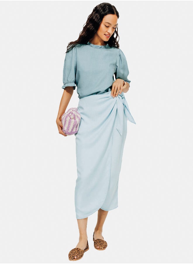 promod Lyocell crossover skirt  - Image 1