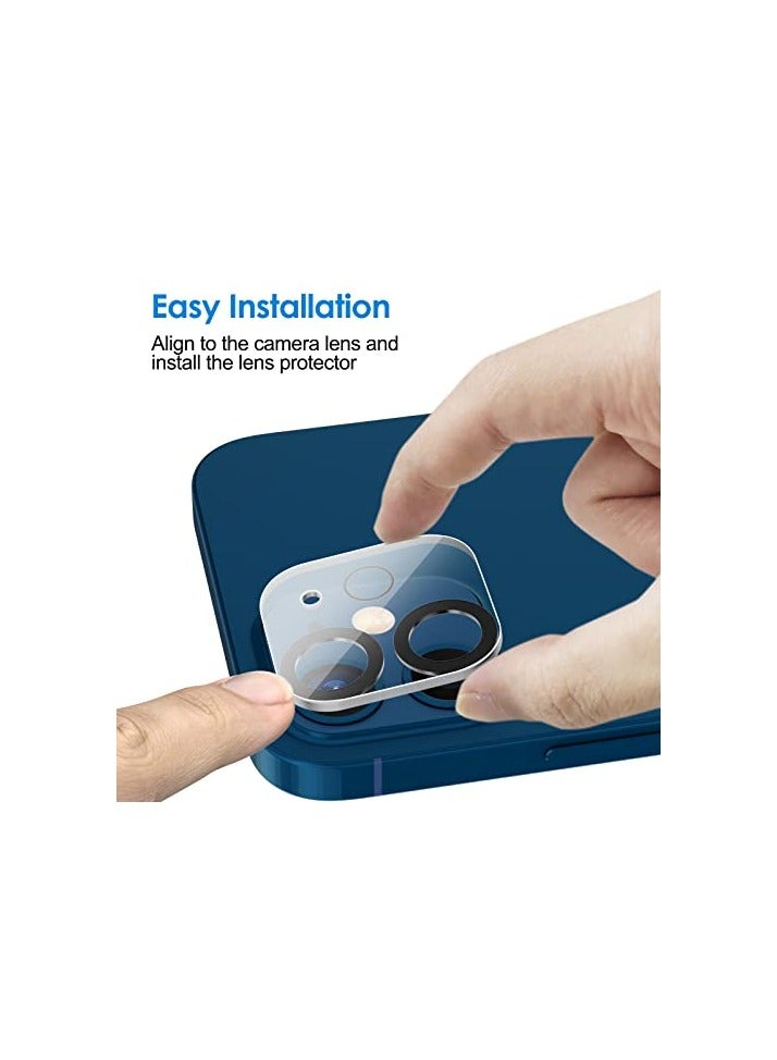 JETech Camera Lens Protector for iPhone 13 6.1-Inch and iPhone 13 mini 5.4-Inch, 9H Tempered Glass, HD Clear, Anti-Scratch, Case Friendly, Does Not Affect Night Shots, 3-Pack - Image 3