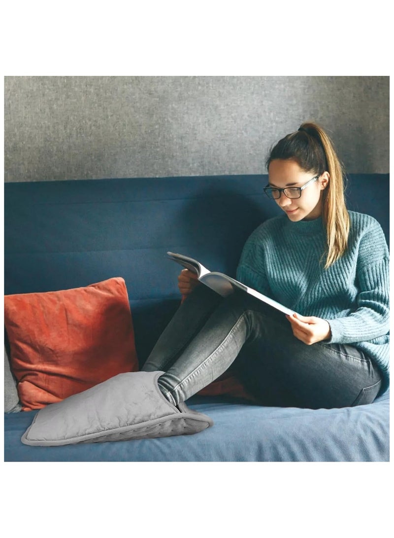 general Foot Heater Foot Heater Washable Heater Pad Fast Heating Winter Soft 9 Temperature Settings Foot Warming Mat with Timer for Home Use Men and Women - Image 2