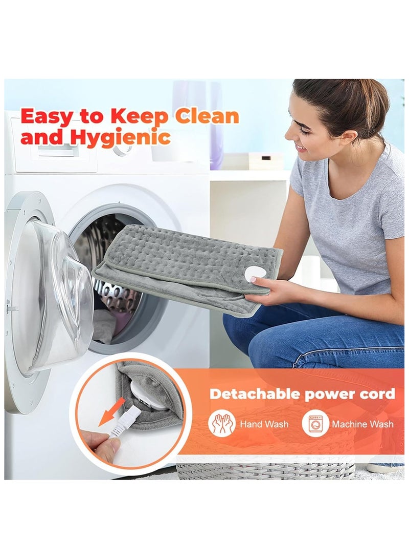 general Foot Heater Foot Heater Washable Heater Pad Fast Heating Winter Soft 9 Temperature Settings Foot Warming Mat with Timer for Home Use Men and Women - Image 3