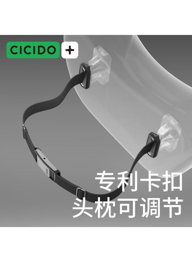 Cicido Car Headrest And Lumbar Support Set, Cushion, Seat Backrest, In-car Neck Pillow, Car Waist Support, Gray - Image 2
