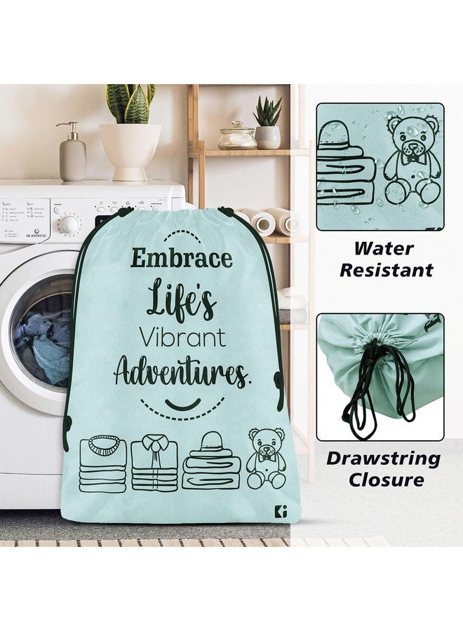 Kuber Industries Kuber Industries Pack of 3 Cloth Storage Bag | Non-Woven Storage Organizer | Travel Cloth Storage Bag | Garments Cover for Laundry | Travel Storage Organizer for Clothing | Large | Grey - Image 5
