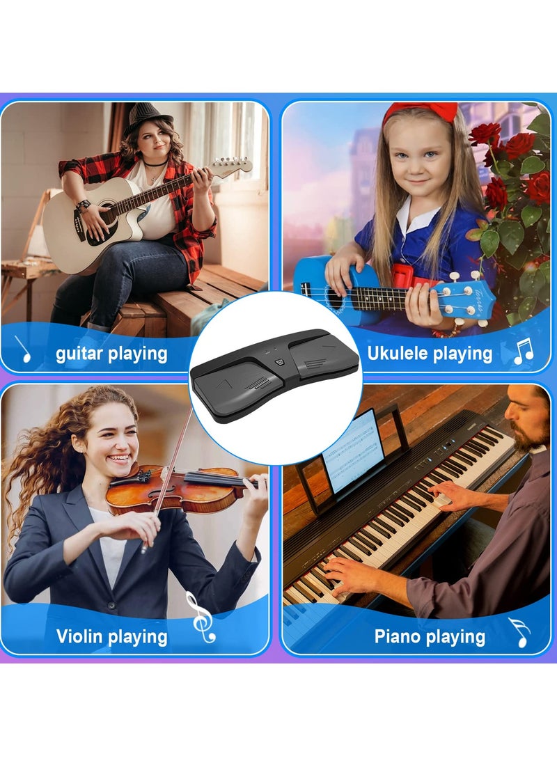 SYOSI - Smart Wireless Page Turner Pedal Wireless Foot Pedal Single Switch Music Page Turner Musical Portable Bluetooth Foot Pedal Music Page Turner for Tablets and Phones Compatible with iOS and Android - Image 1