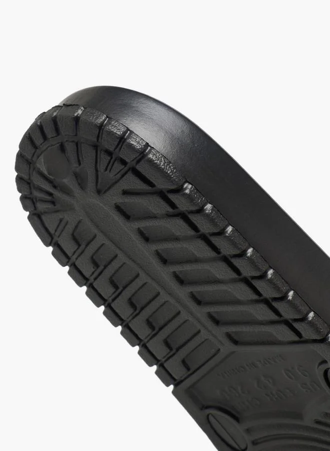 Kappa BLACK Men Logo Print Slides for Men | Best Price UAE