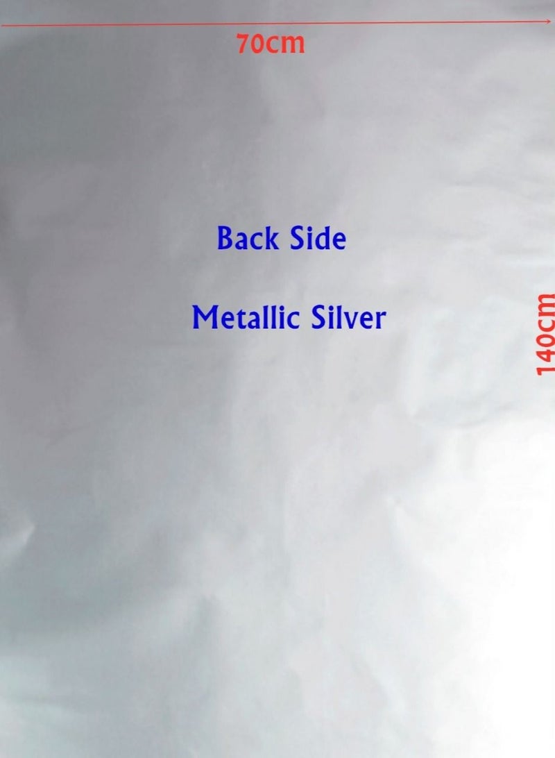 10 piece Valentine Theme Plastic Holographic Metallic Colour Wrapping Sheets 70x140cm - Image 2