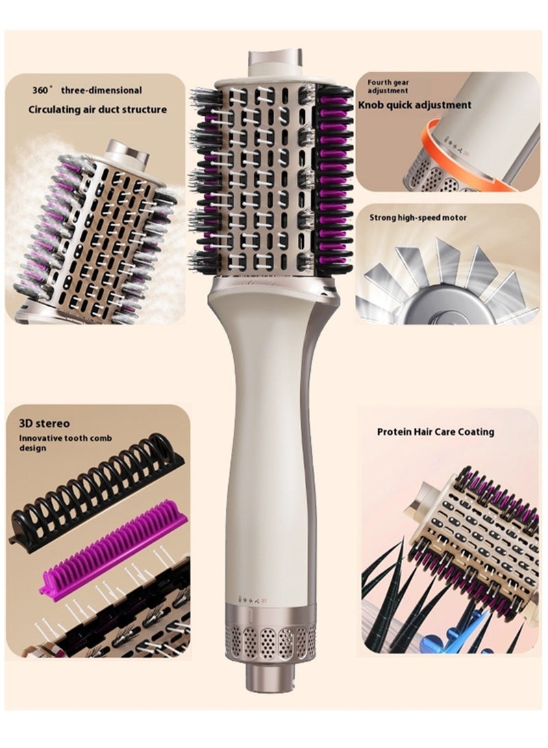 Ding Zap Heat Comb – A heated styling comb and heated curling wand, featuring a hairdryer with Flexi-Fit technology that combines straightening and curling in one device. Dual voltage, quick and convenient. - Image 1