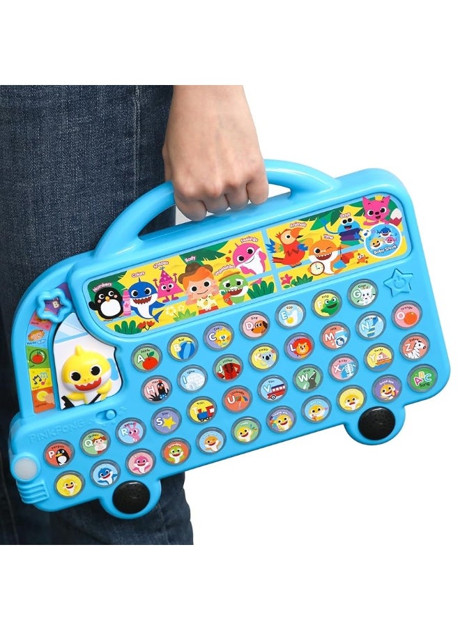 Pinkfong - Pinkfong Baby Shark ABC Alphabet Bus Sound Pad | Baby Shark Toys, Baby Shark Books | Learning & Education Toys | Interactive Baby Toys for Toddlers 1-3 | Gifts for Boys & Girls - Image 1