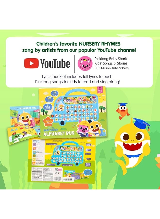 Pinkfong - Pinkfong Baby Shark ABC Alphabet Bus Sound Pad | Baby Shark Toys, Baby Shark Books | Learning & Education Toys | Interactive Baby Toys for Toddlers 1-3 | Gifts for Boys & Girls - Image 1