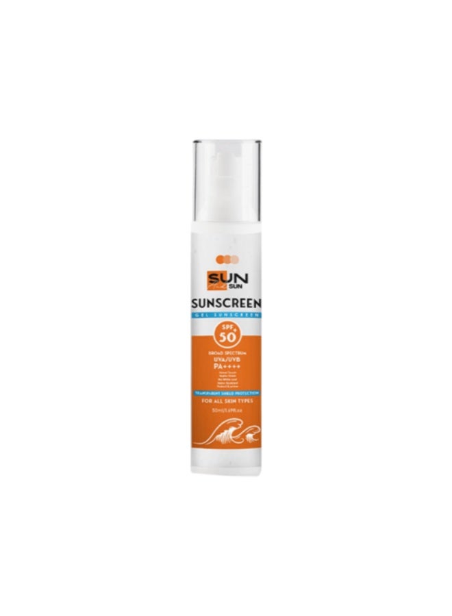 SUN AND SUN SUNSCREEN GEL SPF 50+ 50ML