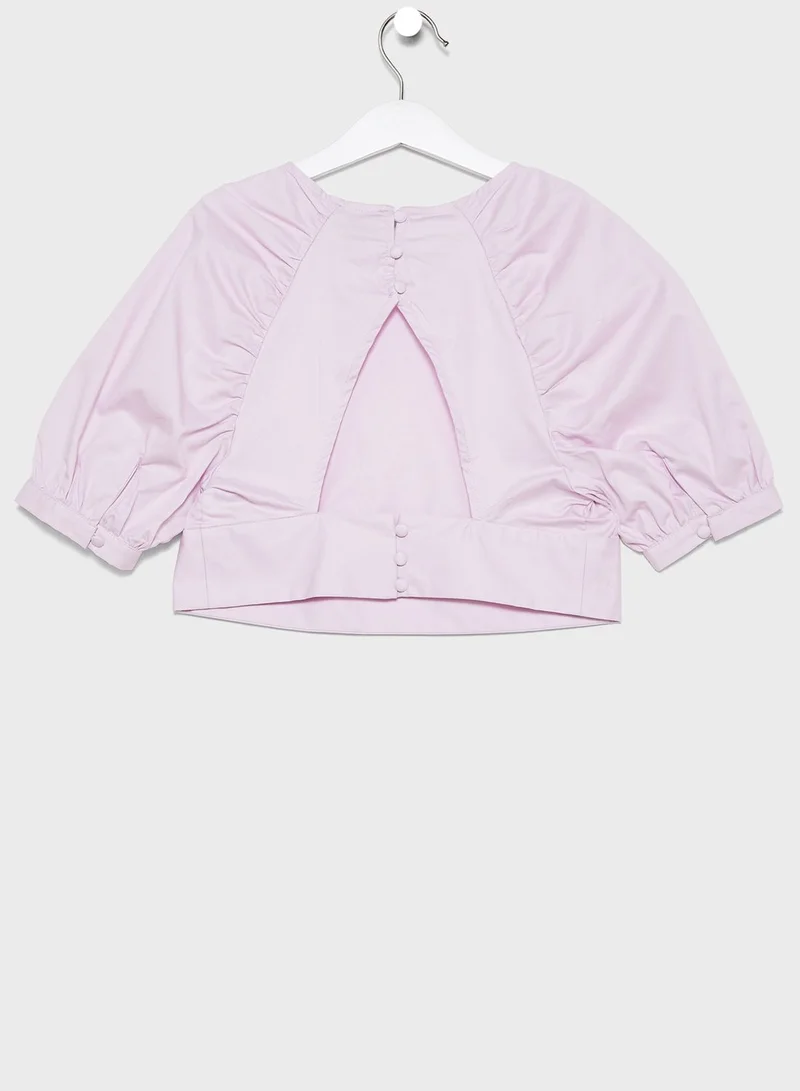 Bardot Junior Teen Puff Sleeve Top