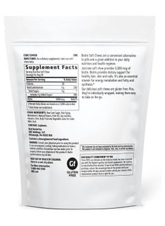 GNC Biotin 5000 Mcg 30 Soft Chews  - Image 2