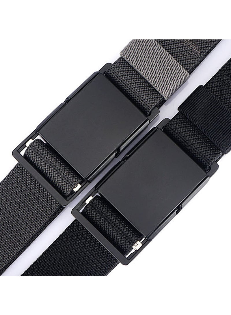 Excefore حزام رجالي مرن سريع الفك، حزام عمل تكتيكي خارجي بمشبك مغناطيسي مرن، أحزمة جولف للرجال، عرض 3.4 سم - Image 4