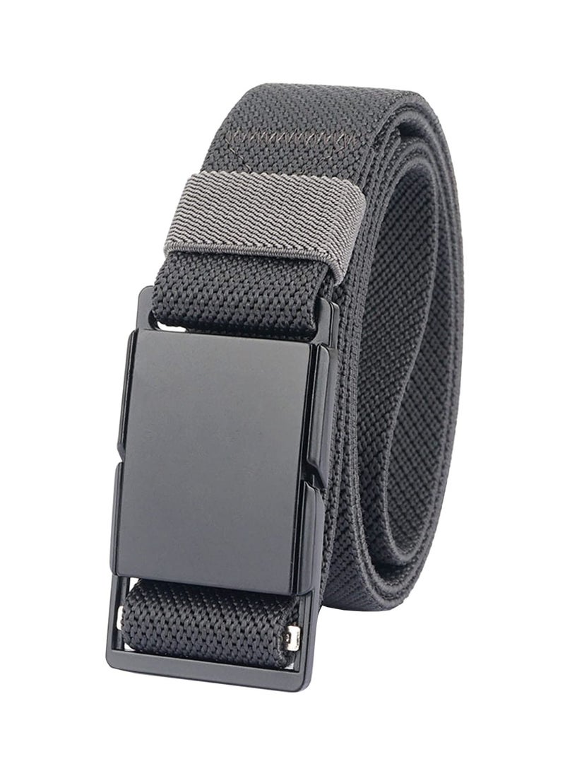 Excefore حزام رجالي مرن سريع الفك، حزام عمل تكتيكي خارجي بمشبك مغناطيسي مرن، أحزمة جولف للرجال، عرض 3.4 سم - Image 1