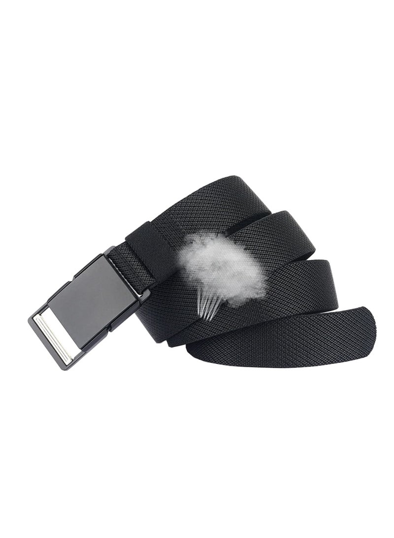 Excefore حزام رجالي مرن سريع الفك، حزام عمل تكتيكي خارجي بمشبك مغناطيسي مرن، أحزمة جولف للرجال، عرض 3.4 سم - Image 2